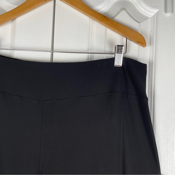 Cover Charge Pull on Wide Leg Pants Women’s XL Black 24” Inseam Goth Relaxed Fit - Picture 3 of 12